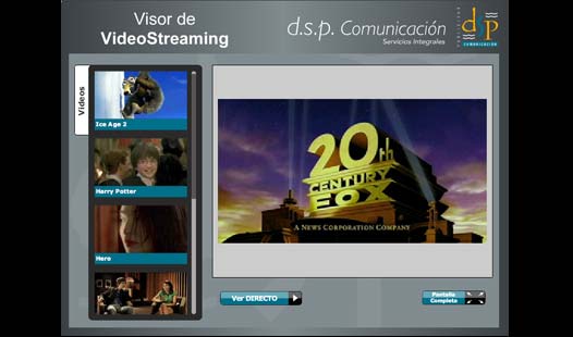 Video Streaming - Television IP - Eventos en directo